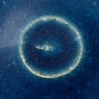 作家 亀井紀子 青彩 輪花高台小鉢 作家 亀井紀子 陶磁器作家もの