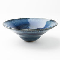 作家 亀井紀子 青彩 五寸鉢 作家 亀井紀子 陶磁器作家もの