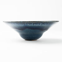 作家 亀井紀子 青彩 五寸鉢 作家 亀井紀子 陶磁器作家もの