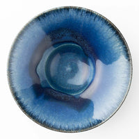 作家 亀井紀子 青彩 五寸鉢 作家 亀井紀子 陶磁器作家もの