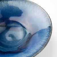 作家 亀井紀子 青彩 五寸鉢 作家 亀井紀子 陶磁器作家もの