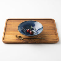 作家 亀井紀子 青彩 五寸鉢 作家 亀井紀子 陶磁器作家もの