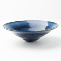 作家 亀井紀子 青彩 七寸鉢 作家 亀井紀子 陶磁器作家もの