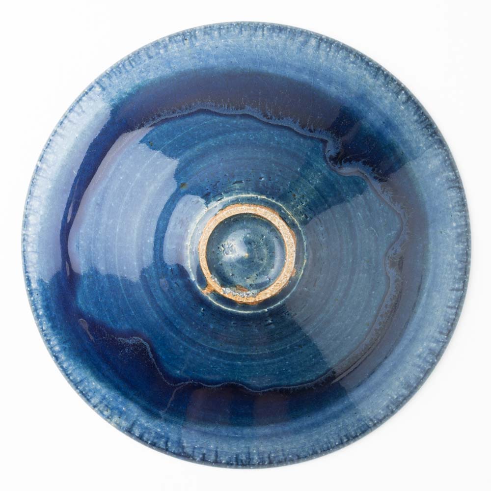 作家 亀井紀子 青彩 七寸鉢 作家 亀井紀子 陶磁器作家もの