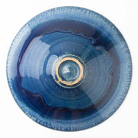 作家 亀井紀子 青彩 七寸鉢 作家 亀井紀子 陶磁器作家もの