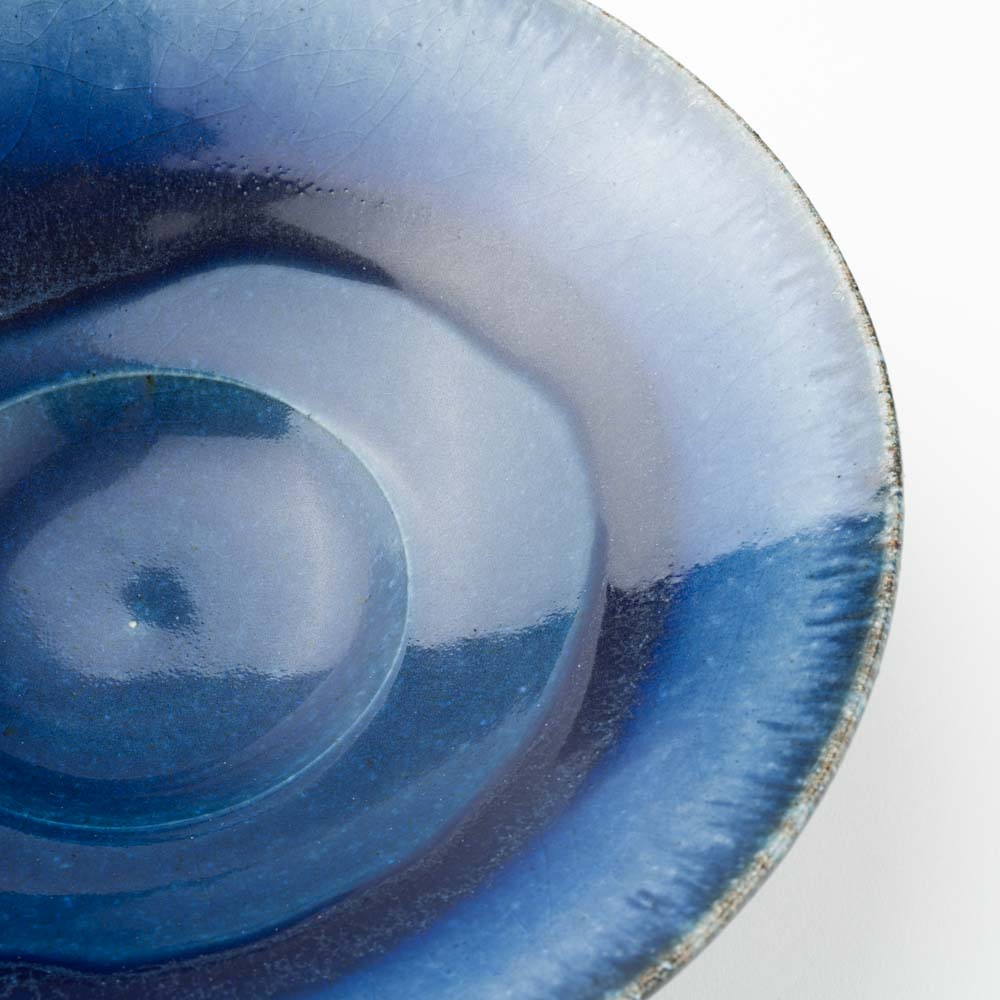 作家 亀井紀子 青彩 七寸鉢 作家 亀井紀子 陶磁器作家もの