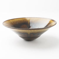 作家 亀井紀子 琥珀彩 五寸鉢 作家 亀井紀子 陶磁器作家もの