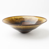 作家 亀井紀子 琥珀彩 七寸鉢 作家 亀井紀子 陶磁器作家もの