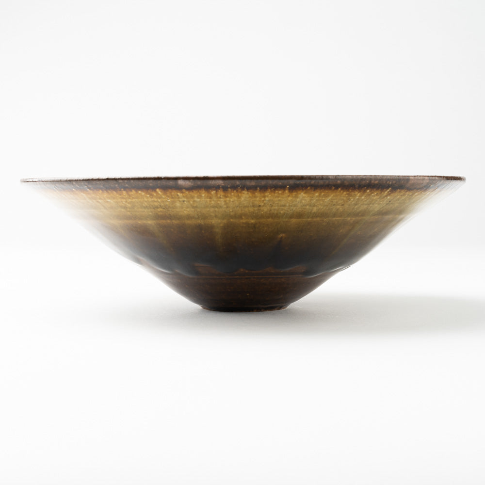 作家 亀井紀子 琥珀彩 七寸鉢 作家 亀井紀子 陶磁器作家もの