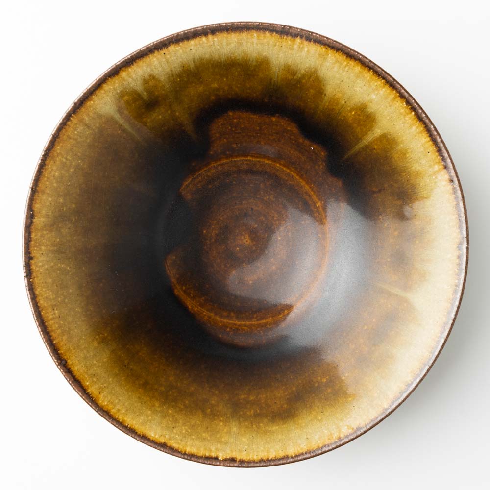 作家 亀井紀子 琥珀彩 七寸鉢 作家 亀井紀子 陶磁器作家もの