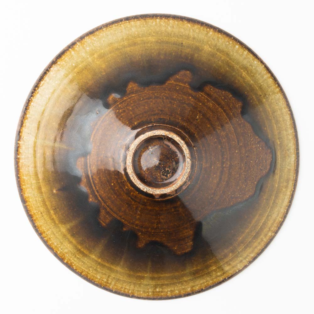 作家 亀井紀子 琥珀彩 七寸鉢 作家 亀井紀子 陶磁器作家もの