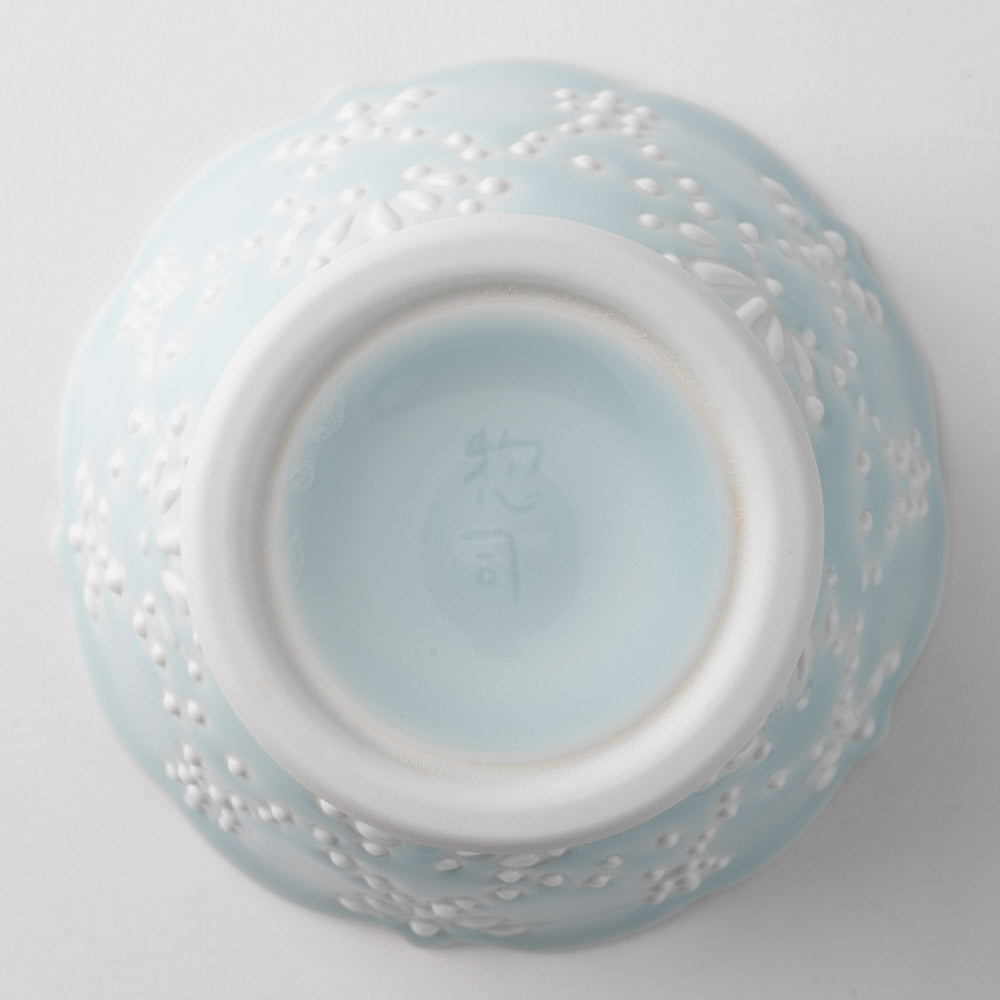 作家 大串真司 青磁華やぎデザートカップ(小) 作家 大串真司 陶磁器作家もの