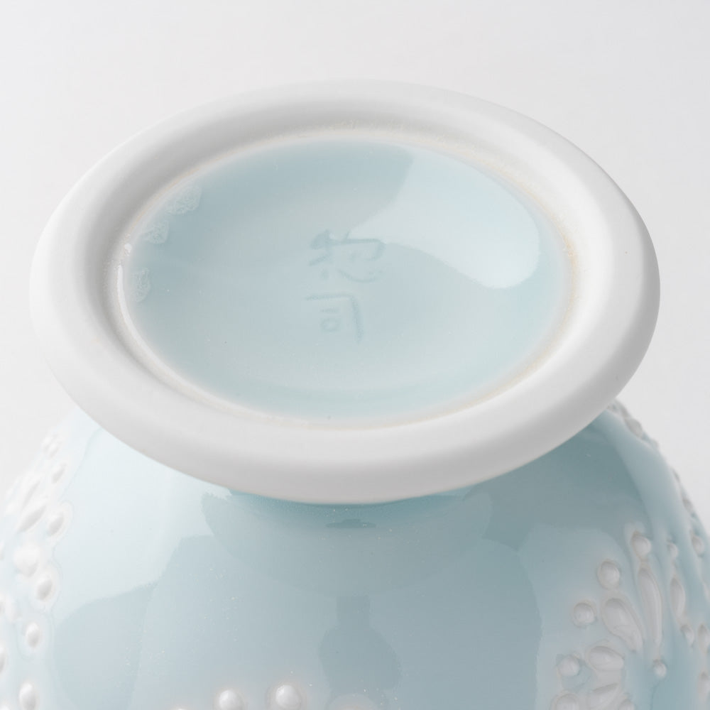 作家 大串真司 青磁華やぎデザートカップ(小) 作家 大串真司 陶磁器作家もの