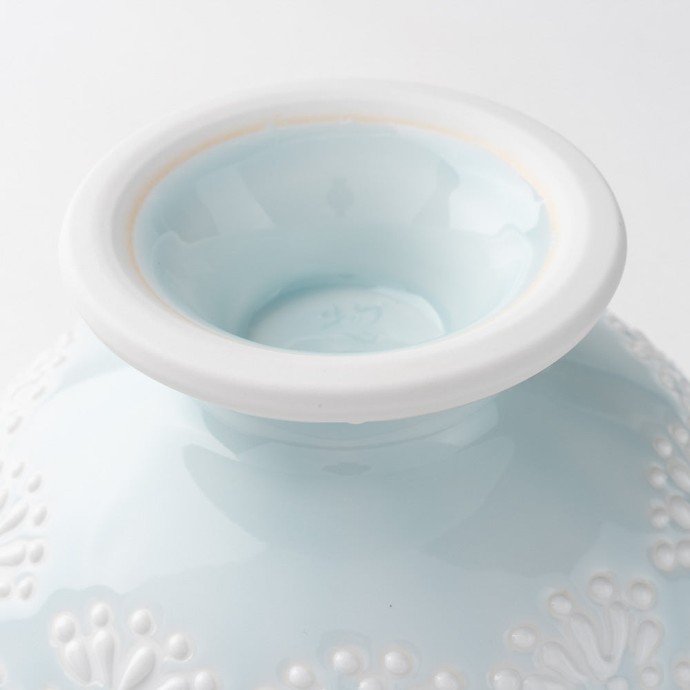 作家 大串真司 青磁華やぎデザートカップ 作家 大串真司 陶磁器作家もの