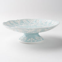 作家 大串真司 青磁華やぎ5寸コンポート 作家 大串真司 陶磁器作家もの