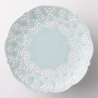 作家 大串真司 青磁華やぎ5寸コンポート 作家 大串真司 陶磁器作家もの