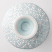 作家 大串真司 青磁華やぎ5寸コンポート 作家 大串真司 陶磁器作家もの