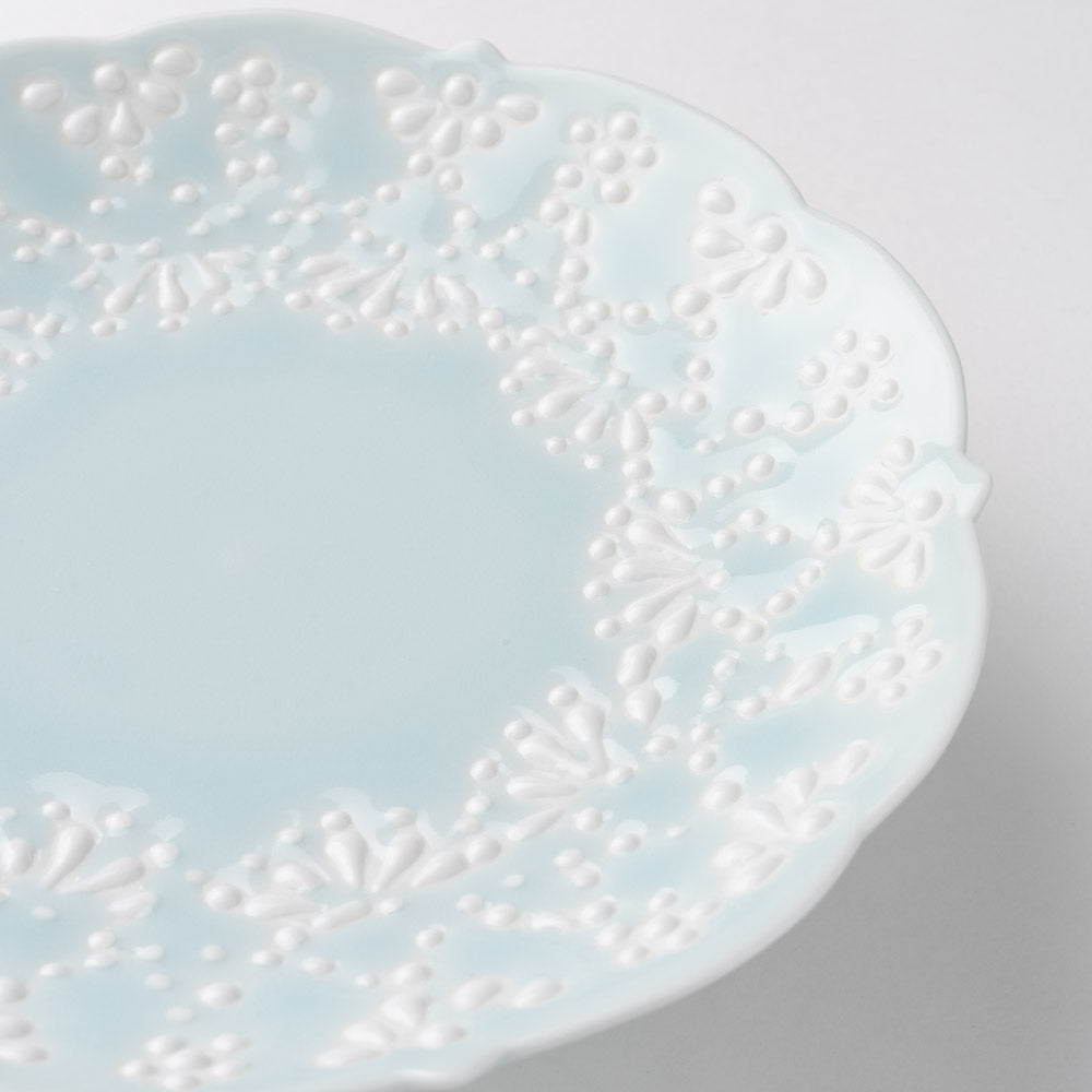 作家 大串真司 青磁華やぎ5寸コンポート 作家 大串真司 陶磁器作家もの