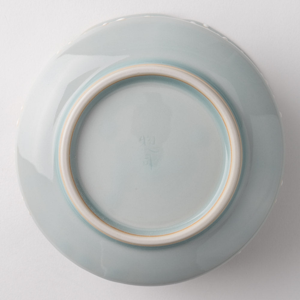 作家 大串真司 青磁小花多用鉢(小) 作家 大串真司 陶磁器作家もの