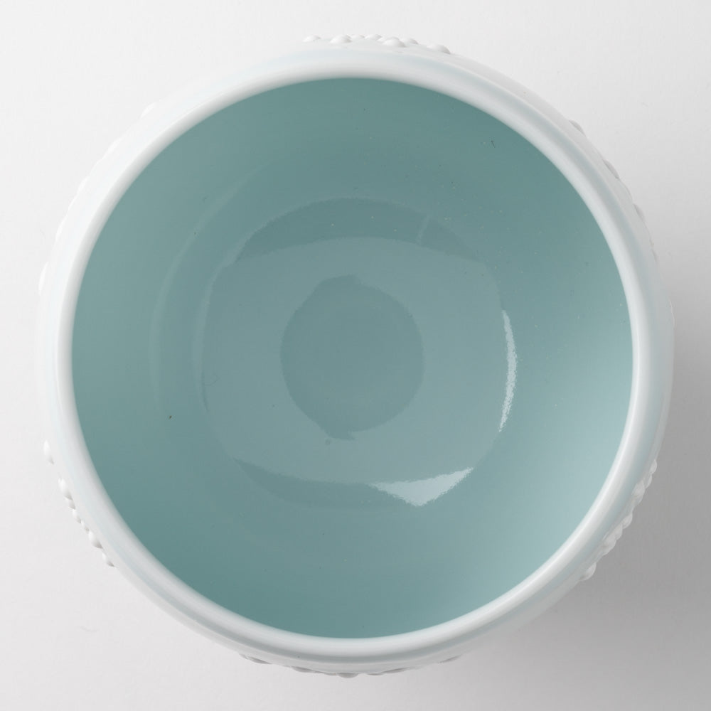作家 大串真司 青磁雪紋丸々カップ 作家 大串真司 陶磁器作家もの