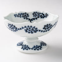 作家 大串真司 タコ唐草高台小付け 作家 大串真司 陶磁器作家もの