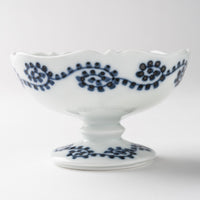 作家 大串真司 タコ唐草高台小付け 作家 大串真司 陶磁器作家もの