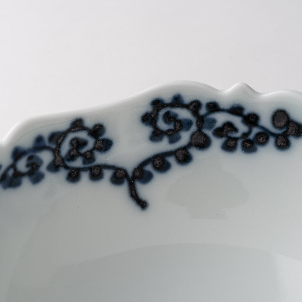 作家 大串真司 タコ唐草高台小付け 作家 大串真司 陶磁器作家もの