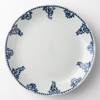 作家 大串真司 桔梗渕タコ唐草7寸皿 作家 大串真司 陶磁器作家もの