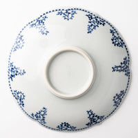 作家 大串真司 桔梗渕タコ唐草7寸皿 作家 大串真司 陶磁器作家もの