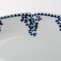 作家 大串真司 桔梗渕タコ唐草7寸皿 作家 大串真司 陶磁器作家もの