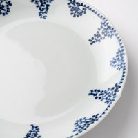 作家 大串真司 桔梗渕タコ唐草7寸皿 作家 大串真司 陶磁器作家もの