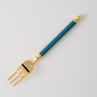 折燕ORI-EN Carino ヒメフォーク Gold & Blue アルチザン 金工もの