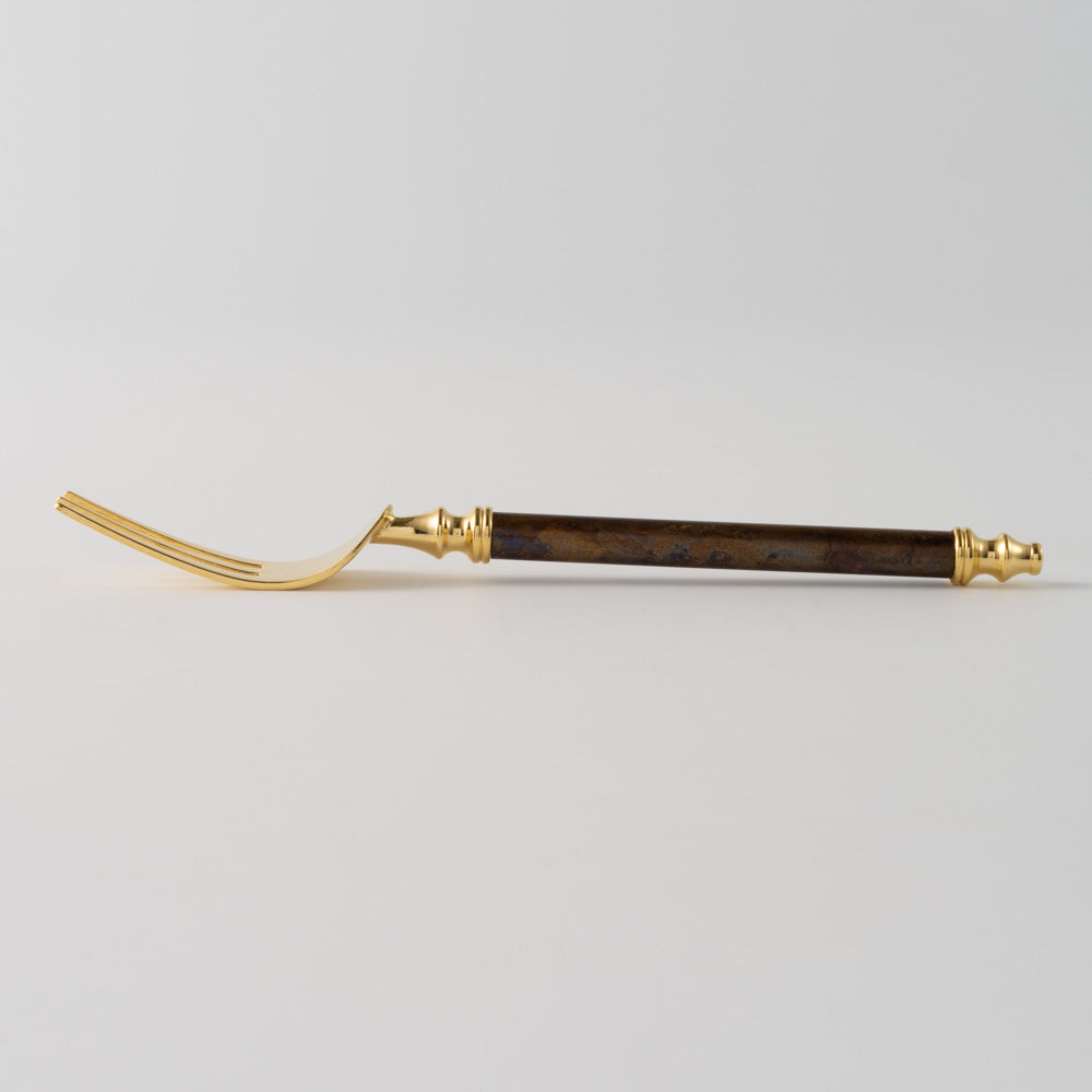 折燕ORI-EN Carino ヒメフォーク Gold & Copper Red アルチザン 金工もの