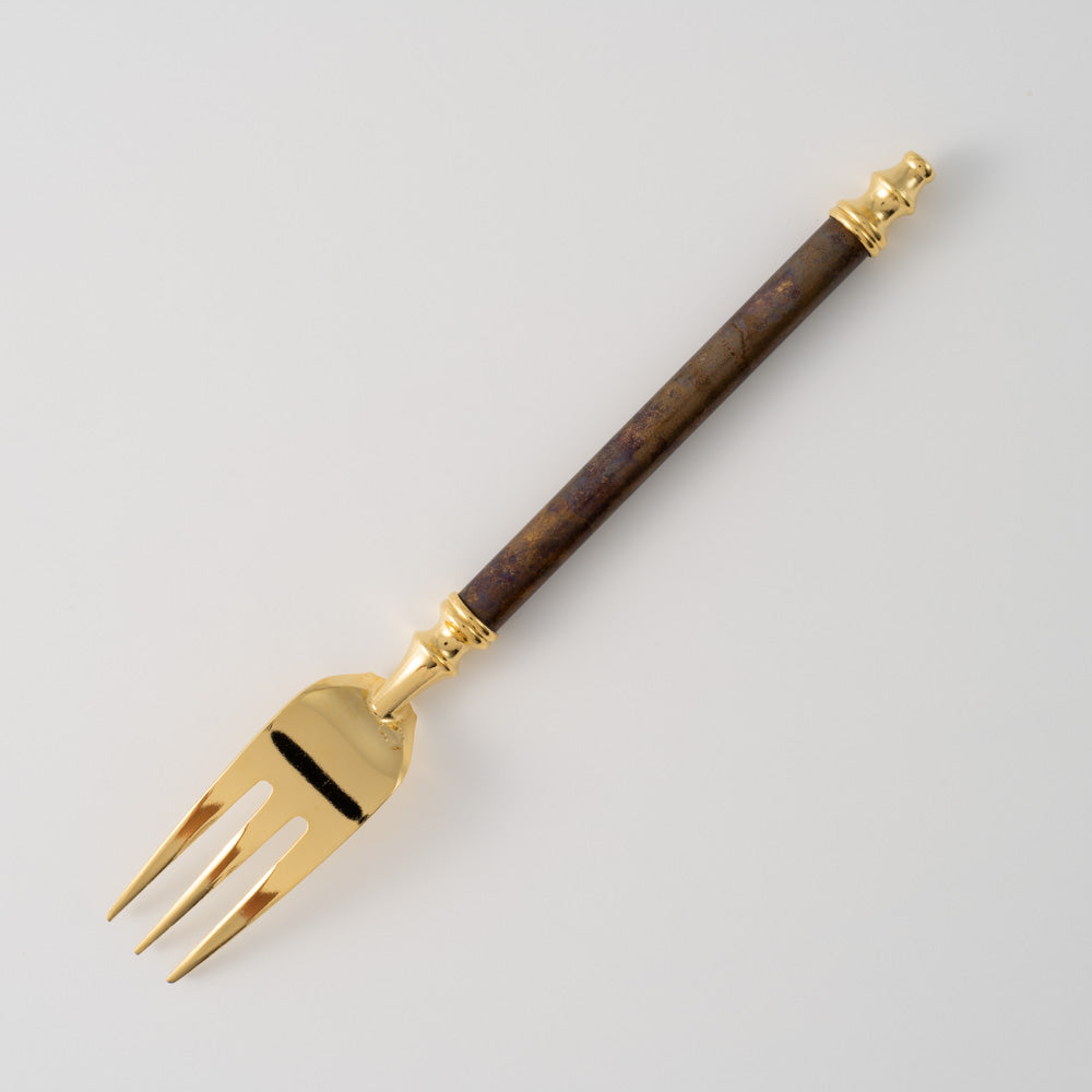 折燕ORI-EN Carino ヒメフォーク Gold & Copper Red アルチザン 金工もの