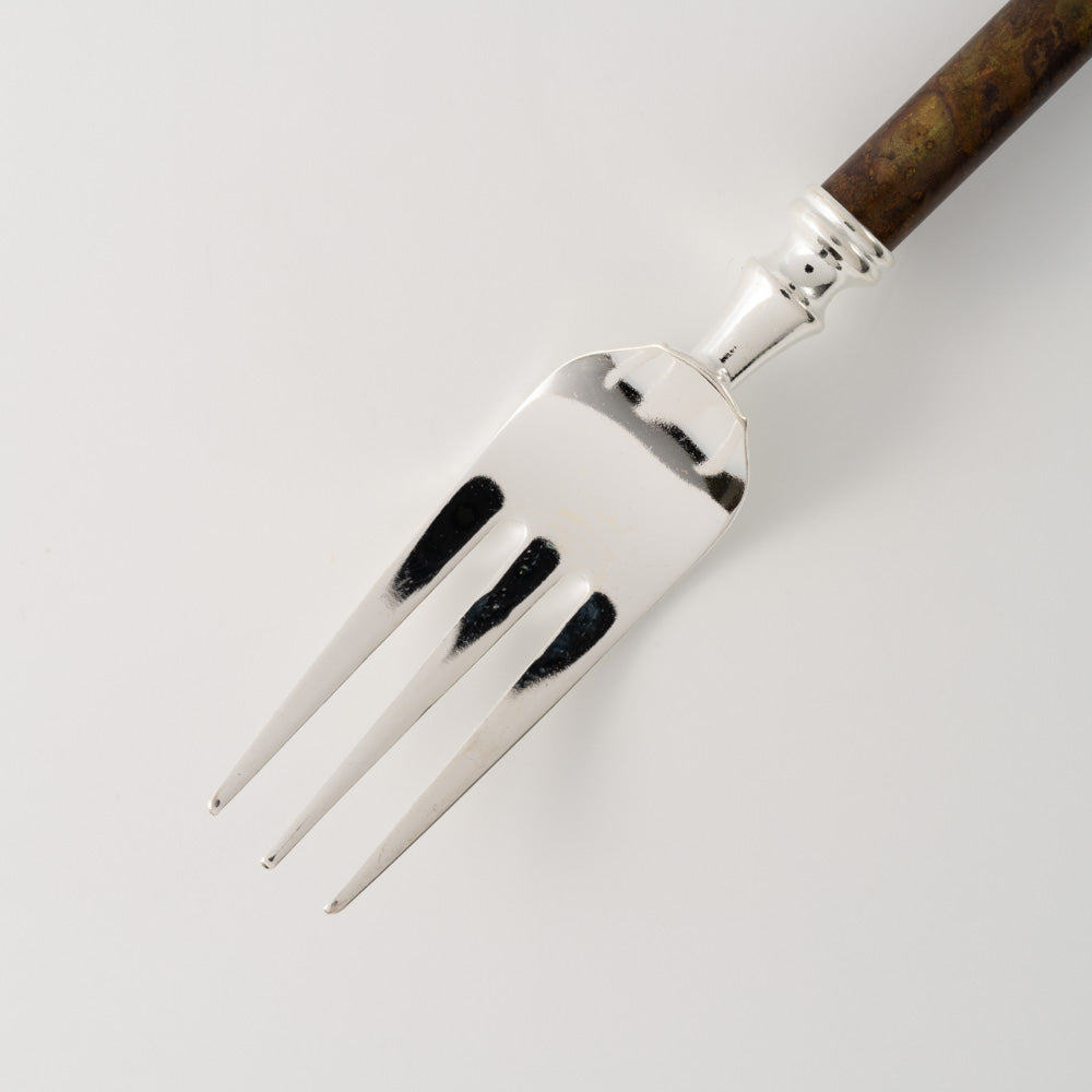 折燕ORI-EN Carino ヒメフォーク Sliver & Copper Red アルチザン 金工もの