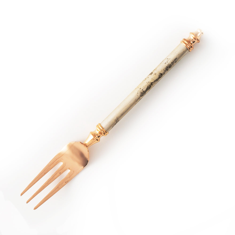折燕ORI-EN Carino ヒメフォーク Pink Gold & Antique Silver アルチザン 金工もの
