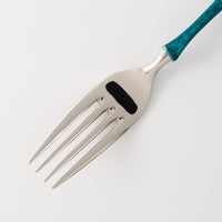 折燕ORI-EN Minato デザートフォーク Blue アルチザン 金工もの