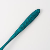 折燕ORI-EN Minato デザートフォーク Blue アルチザン 金工もの