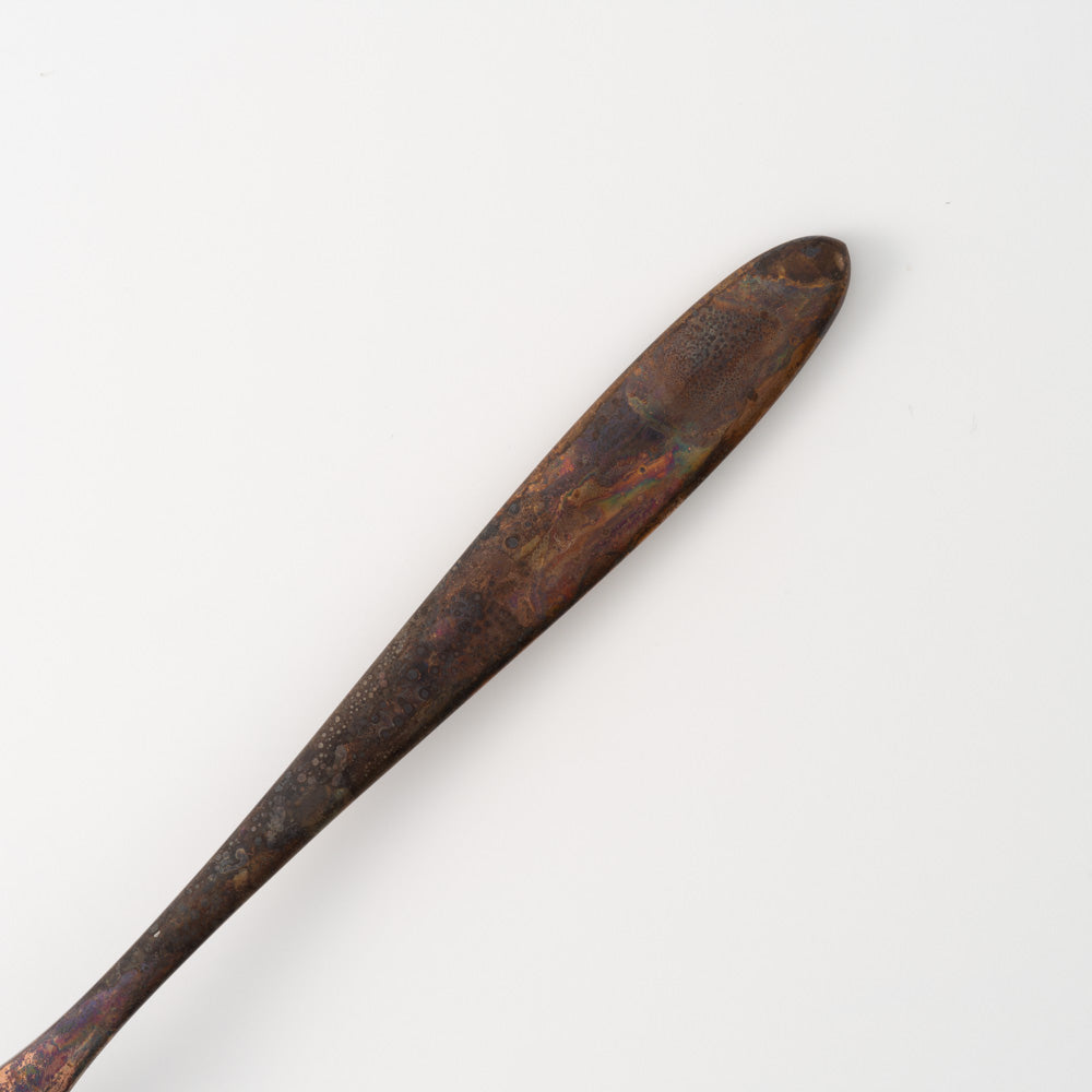 折燕ORI-EN Minato デザートフォーク Copper Red アルチザン 金工もの