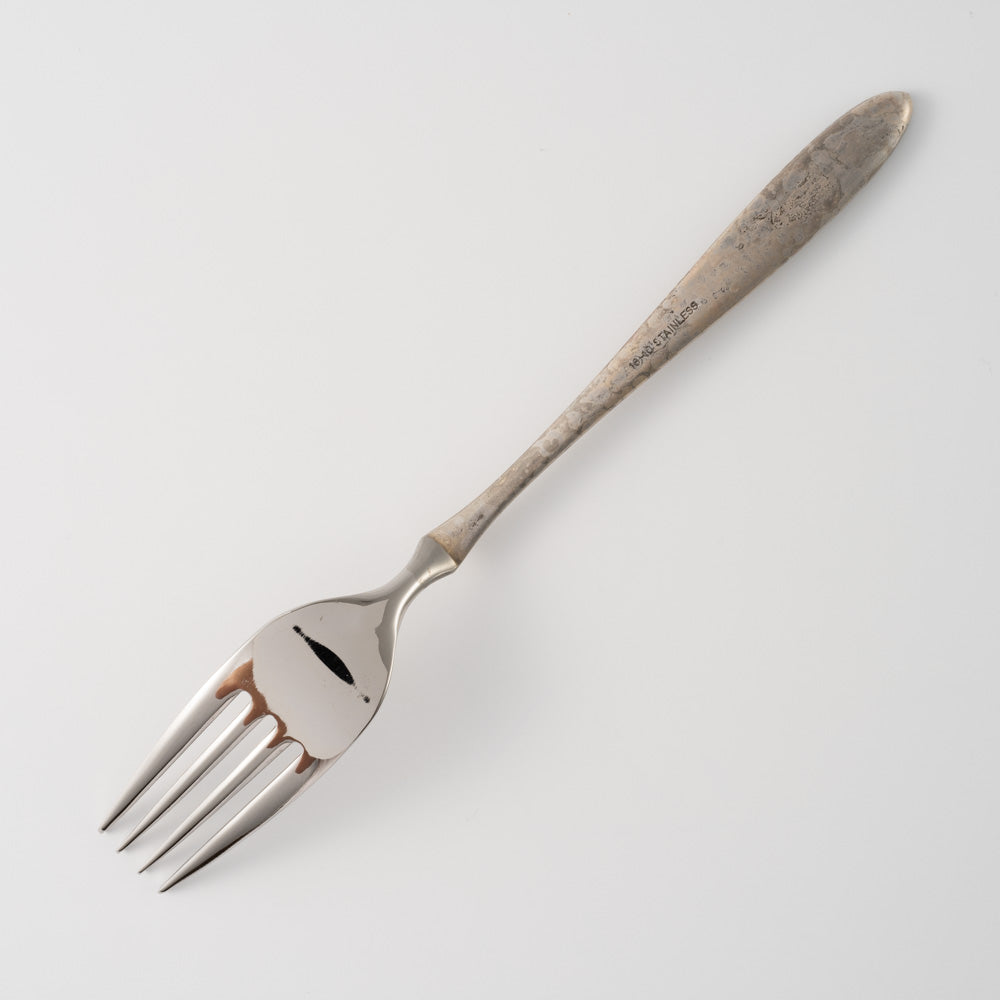 折燕ORI-EN Minato デザートフォーク Antique Silver アルチザン 金工もの