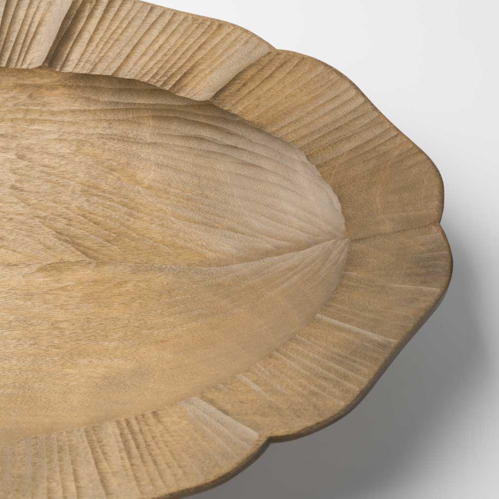 作家 岡野達也 花型 オーバルリム 中 草木染 作家 岡野達也 木工もの