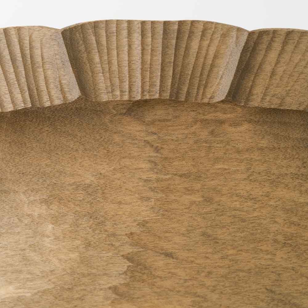 作家 岡野達也 花型 オーバルリム 中 草木染 作家 岡野達也 木工もの