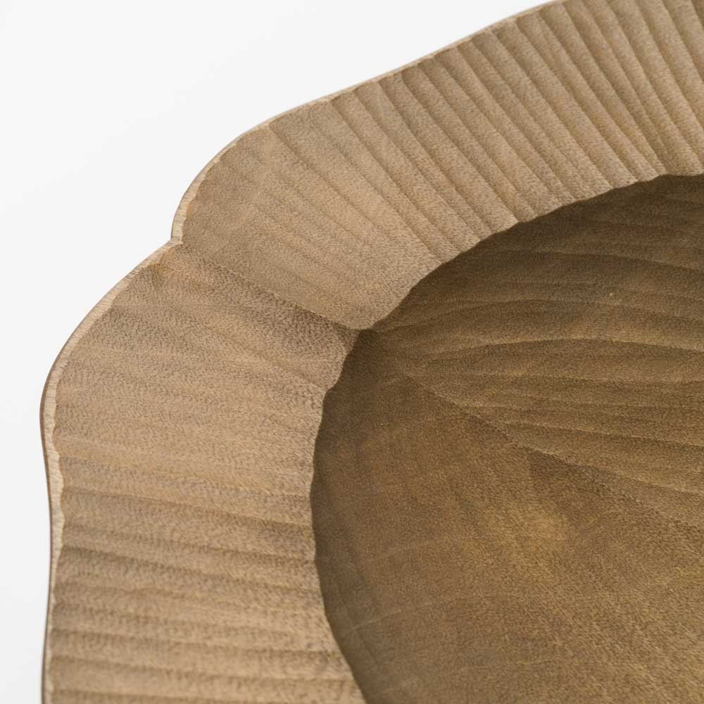 作家 岡野達也 花型 オーバルリム 中 草木染 作家 岡野達也 木工もの