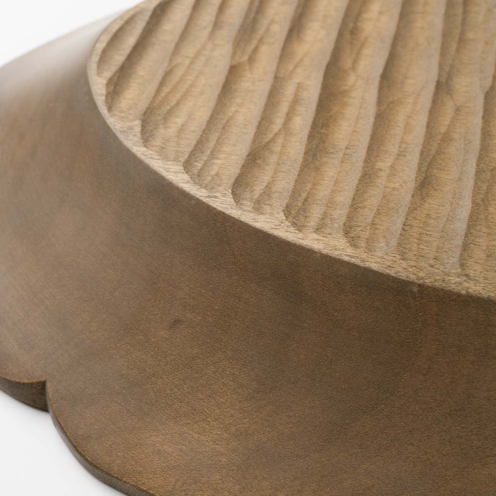 作家 岡野達也 花型 オーバルリム 中 草木染 作家 岡野達也 木工もの