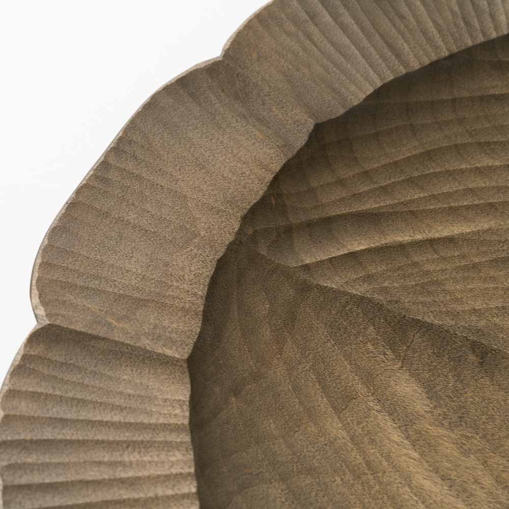 作家 岡野達也 花皿 草木染 作家 岡野達也 木工もの