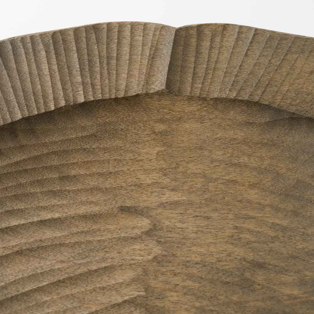 作家 岡野達也 花皿 草木染 作家 岡野達也 木工もの