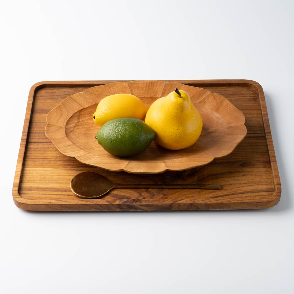 岡野　達也　花皿　オーバルリム　チェリー 作家 岡野達也 花型 オーバルリム 中 チェリー材 ¥18,775 大人の