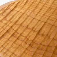 作家 岡野達也 花皿 チェリー材 作家 岡野達也 木工もの