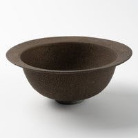 作家 冨部咲喜子 鉄釉リム小鉢 作家 冨部咲喜子 陶磁器作家もの