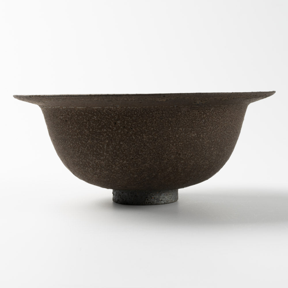 作家 冨部咲喜子 鉄釉リム小鉢 作家 冨部咲喜子 陶磁器作家もの